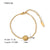 Modern Style Butterfly Stainless Steel Plating Inlay Rhinestones 18k Gold Plated Bracelets