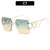 Modern Style Classic Style Heart Shape Pc Square Frameless Men's Sunglasses