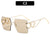 Modern Style Classic Style Heart Shape Pc Square Frameless Men's Sunglasses