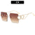 Modern Style Classic Style Heart Shape Pc Square Frameless Men's Sunglasses