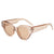 Modern Style Classic Style Streetwear Geometric Pc Cat Eye Full Frame Women's Sunglasses