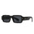 Modern Style Color Block Pc Square Full Frame Women's Sunglasses