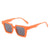 Modern Style Color Block Solid Color Pc Square Full Frame Women's Sunglasses