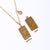 Modern Style Constellation Stainless Steel Titanium Steel Plating Pendant Necklace