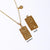 Modern Style Constellation Stainless Steel Titanium Steel Plating Pendant Necklace