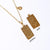 Modern Style Constellation Stainless Steel Titanium Steel Plating Pendant Necklace