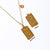 Modern Style Constellation Stainless Steel Titanium Steel Plating Pendant Necklace