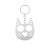 Modern Style Cool Style Cat Alloy Self-defense Women's Bag Pendant Keychain