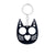 Modern Style Cool Style Cat Alloy Self-defense Women's Bag Pendant Keychain