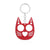 Modern Style Cool Style Cat Alloy Self-defense Women's Bag Pendant Keychain