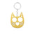 Modern Style Cool Style Cat Alloy Self-defense Women's Bag Pendant Keychain