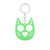 Modern Style Cool Style Cat Alloy Self-defense Women's Bag Pendant Keychain