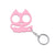 Modern Style Cool Style Cat Alloy Self-defense Women's Bag Pendant Keychain