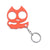 Modern Style Cool Style Cat Alloy Self-defense Women's Bag Pendant Keychain