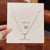 Modern Style Geometric Heart Shape Bow Knot Titanium Steel Plating Inlay Zircon Pendant Necklace