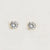 Modern Style Geometric Plating Stainless Steel Zircon Ear Studs