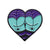 Modern Style Heart Shape Alloy Plating Unisex Brooches