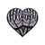 Modern Style Heart Shape Alloy Plating Unisex Brooches