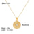 Modern Style Heart Shape Stainless Steel Plating Chain Pendant Necklace