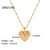 Modern Style Heart Shape Stainless Steel Plating Chain Pendant Necklace