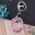 Modern Style Letter Arylic Sequin Women's Bag Pendant Keychain