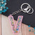 Modern Style Letter Arylic Sequin Women's Bag Pendant Keychain