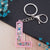 Modern Style Letter Arylic Sequin Women's Bag Pendant Keychain