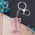 Modern Style Letter Arylic Sequin Women's Bag Pendant Keychain