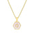 Modern Style Letter 304 Stainless Steel 18K Gold Plated Plating Stainless Steel Necklaces