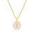 Modern Style Letter 304 Stainless Steel 18K Gold Plated Plating Stainless Steel Necklaces