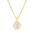 Modern Style Letter 304 Stainless Steel 18K Gold Plated Plating Stainless Steel Necklaces