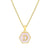 Modern Style Letter 304 Stainless Steel 18K Gold Plated Plating Stainless Steel Necklaces