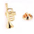 Modern Style Pin Audio Copper Metal Unisex Brooches