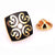 Modern Style Pin Audio Copper Metal Unisex Brooches