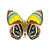 Modern Style Pin Butterfly Alloy Plating Unisex Brooches