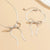 Modern Style Simple Style Bow Knot Copper Handmade Plating 18k Gold Plated Jewelry Set