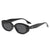 Modern Style Simple Style Classic Style Oval Pc Oval Frame Full Frame Women's Sunglasses