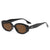 Modern Style Simple Style Classic Style Oval Pc Oval Frame Full Frame Women's Sunglasses