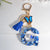 Modern Style Simple Style Letter Resin Painted Women's Keychain