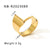 Modern Style Simple Style Letter Stainless Steel Asymmetrical Plating 18k Gold Plated Open Rings