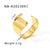 Modern Style Simple Style Letter Stainless Steel Asymmetrical Plating 18k Gold Plated Open Rings