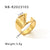 Modern Style Simple Style Letter Stainless Steel Asymmetrical Plating 18k Gold Plated Open Rings