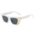 Modern Style Solid Color Ac Cat Eye Full Frame Women's Sunglasses