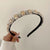 Modern Style Solid Color Alloy Diamond Hair Band