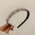 Modern Style Solid Color Alloy Diamond Hair Band