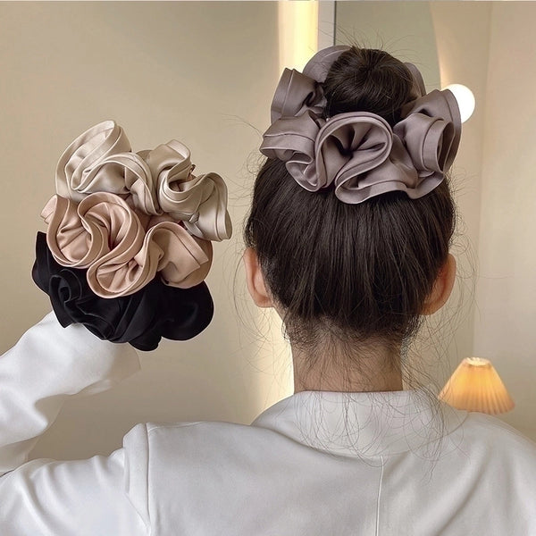 Modern Style Solid Color Cloth Hair Tie