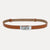 Modern Style Solid Color Imitation Leather Alloy Women's Leather Belts