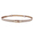 Modern Style Solid Color Imitation Leather Alloy Women's Leather Belts