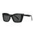 Modern Style Solid Color Pc Cat Eye Full Frame Men's Sunglasses