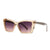 Modern Style Solid Color Pc Cat Eye Full Frame Men's Sunglasses